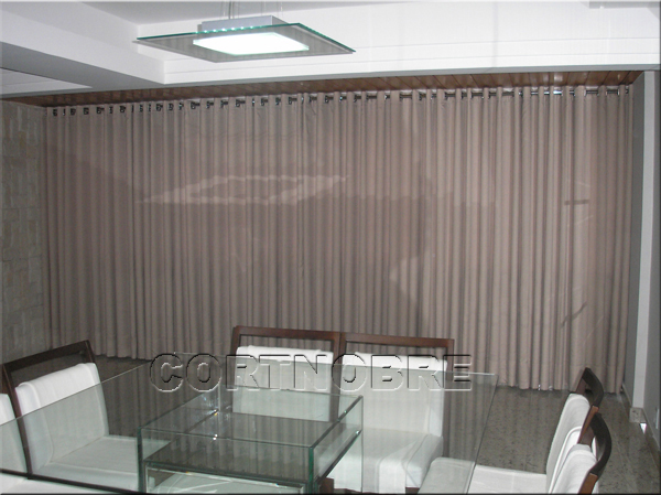 Modelos de cortinas para sala de jantar